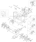Drive System Diagram and Parts List for 31AS62EE700 2011 Yard Machines Snow Blower
